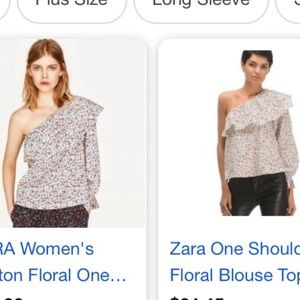 ZARA One shoulder top